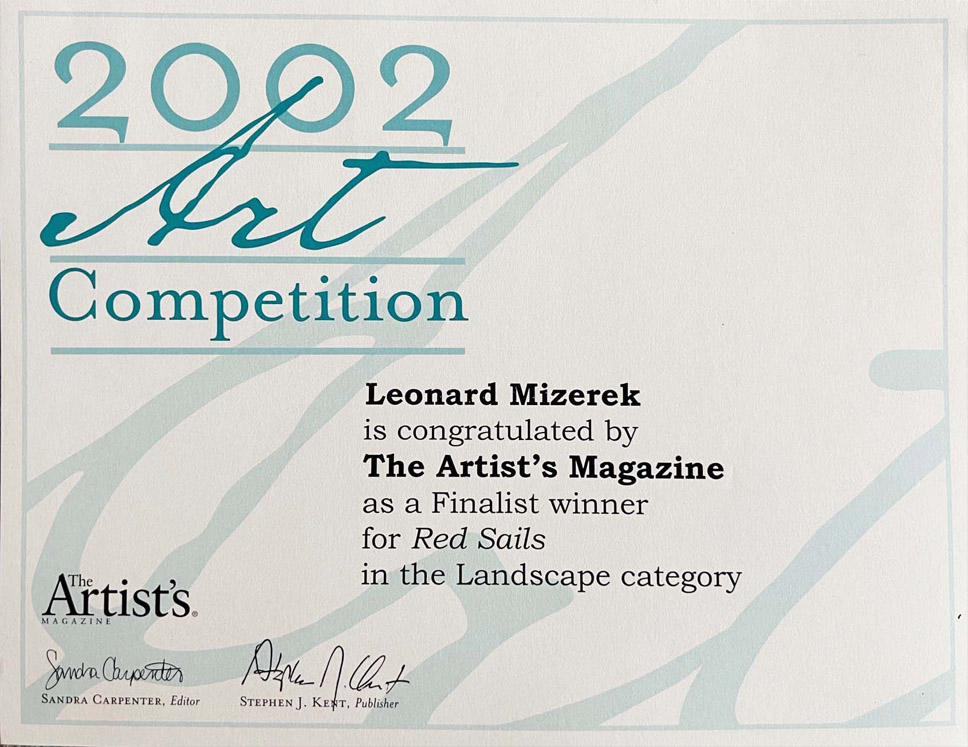 The Artist's Magazine Finalist Winner