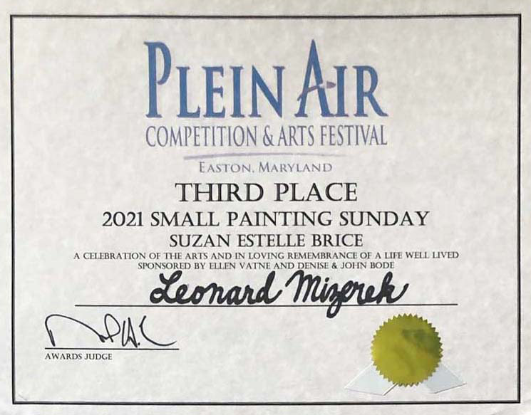 Plein Air Third Place