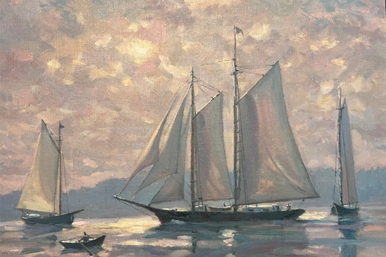 A Misty Return 12x16