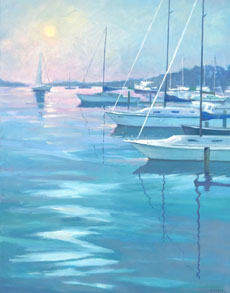 Harbor Reflections 40x30