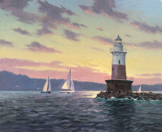 Sunset At Greens Ledge 16x20