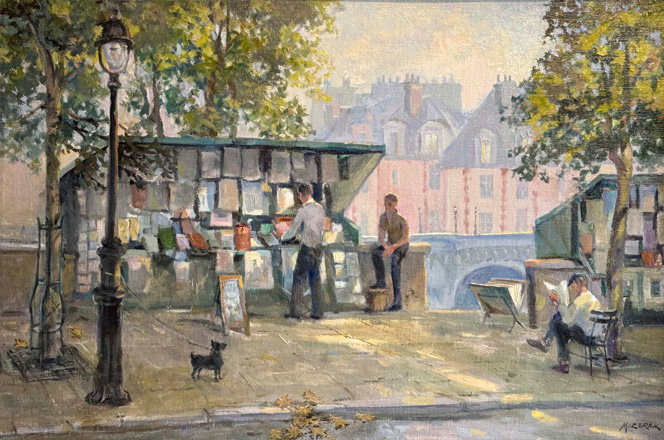 Bookstalls Near The Seine 20x30