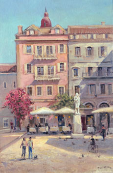 Corfu Old town 18x12