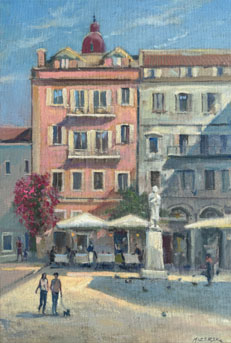 Corfu Oldtown 18x12