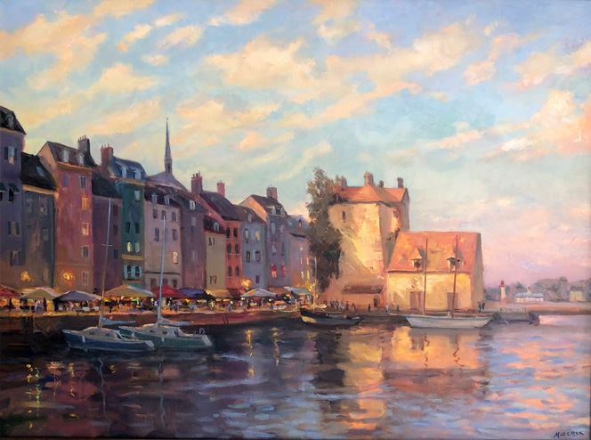 Evening In Honfleur 30x40