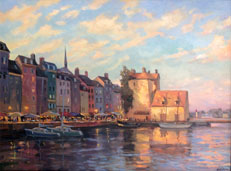Evening In Honfleur 30x40