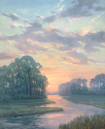 Nearing Sunset 40x30