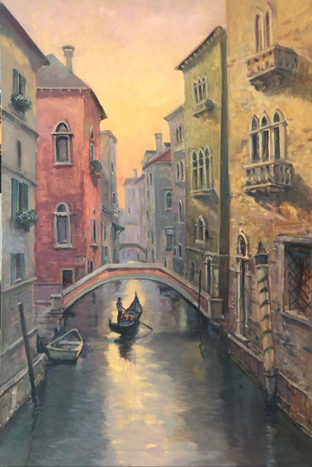 Quiet Evening In Venice 36x24