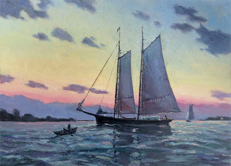 Dusk Arrival 12x16