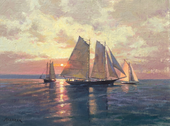 Sunset Aglow 9x12